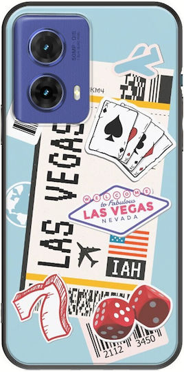 Ticket To Las Vegas Motorola Moto G85 5g Black TPU Black Silicone