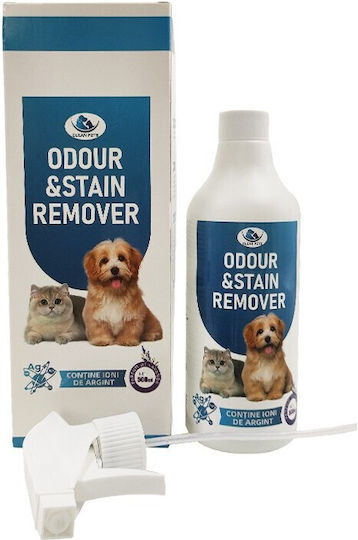 Clean Pets Lichid Pentru Curățarea Mirosurilor Și A Petelor Pentru Câini Cu Aromă De Lavandă Alb 500ml Pentru Neutralizarea Mirosurilor