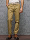 Pantaloni Bărbați Chino Regular Fit Verde Măsliniu