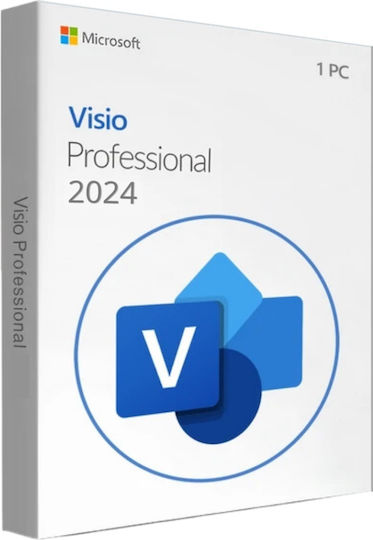 Microsoft Visio 2024 Αγγλικά σε Ηλεκτρονική άδεια για 1 Χρήστη