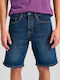 Herrenshorts Jeans Marineblau