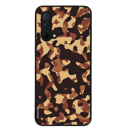 Sonique Camouflage Army Series Case for OnePlus Nord CE 5G Brown 01