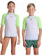 Arena Kinder Badeanzug Rashguard Weiß