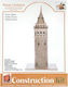 Block Cuit Construction Toy Galata Tower for Children 14+ years old+ Years