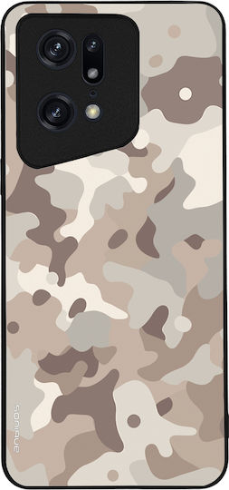 Sonique Camouflage Army Series Case for Oppo Find X5 Pro 5G Beige