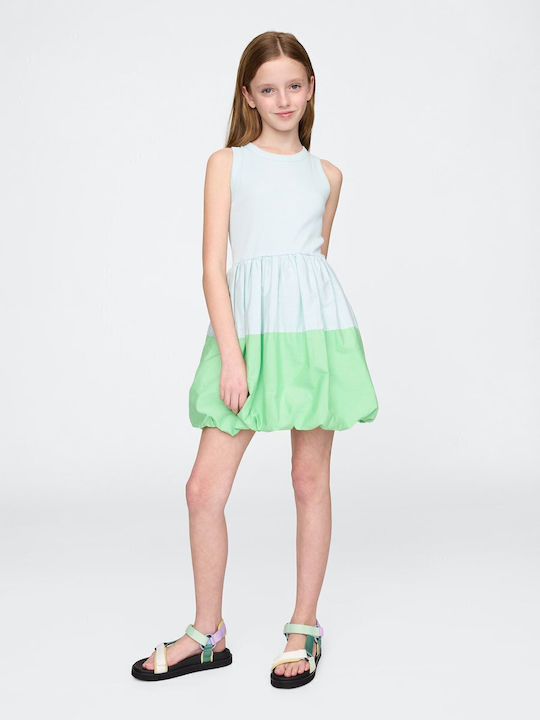 Rochie pentru Copii Fără mâneci Cu dungi Azul