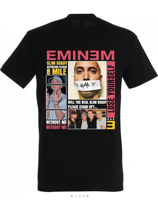 T-shirt Unisex " Eminem Legacy " Back Print Black