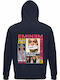 Hoodie Unisex Organic " Eminem Legacy " Back Print French Navy