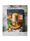 Πίνακας Latte Cinnamon Coffee Beans Latte Κανέλα Κόκκους Καφέ 100x150