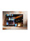 Illuminated Bottles On A Bar Shelf Painting 120x80
