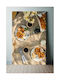 Πίνακας Waffles Coffee On A Linen Table Βάφλες Καφές Λινό Τραπέζι 80x120