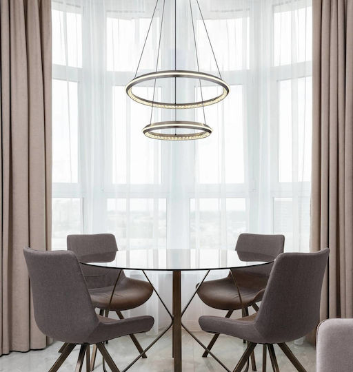 Globo Lighting Висящо Осветително Тяло Сив