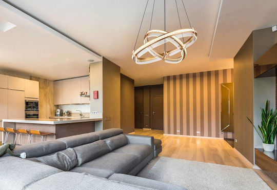 Globo Lighting Κρεμαστό Φωτιστικό Διάφανο
