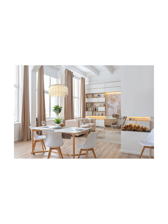 Globo Lighting Κρεμαστό Φωτιστικό Διάφανο