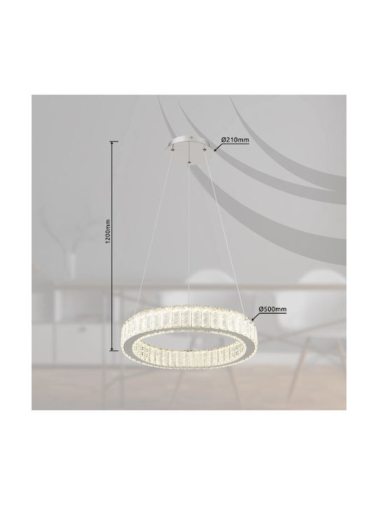 Globo Lighting Κρεμαστό Φωτιστικό Διάφανο