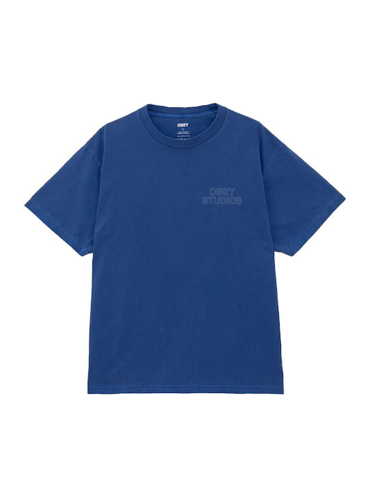 Obey T-Shirt Blue