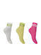 FILA Quarter Socks Αθλητικές Κάλτσες Πολύχρωμες 3 Ζεύγη
