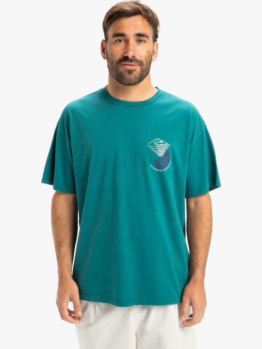 Quiksilver Wave T-shirt Πράσινο