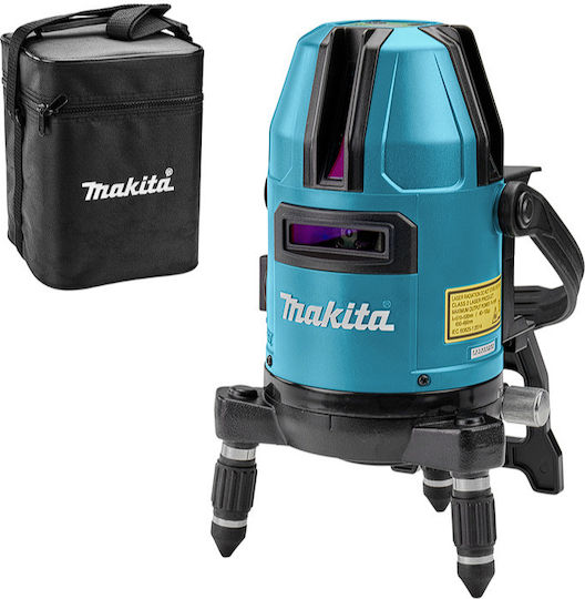 Makita Линейно Лазерен нивелир Зелен лъч 12V с Работен обхват 10м