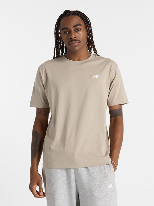 New Balance Essentials T-shirt Μπεζ