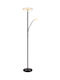 Globo Lighting LED Stehleuchte mit Warmweißem Licht Schwarz