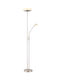 Globo Lighting Floor Lamp Silver
