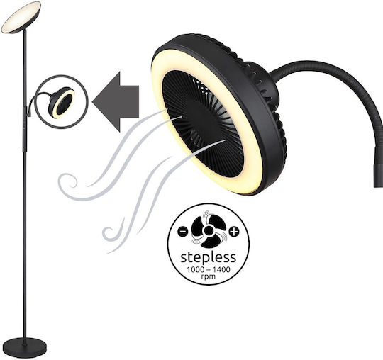 Globo Lighting Stehleuchte Schwarz