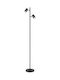 Globo Lighting Floor Lamp with Socket for Bulb GU10 Gray