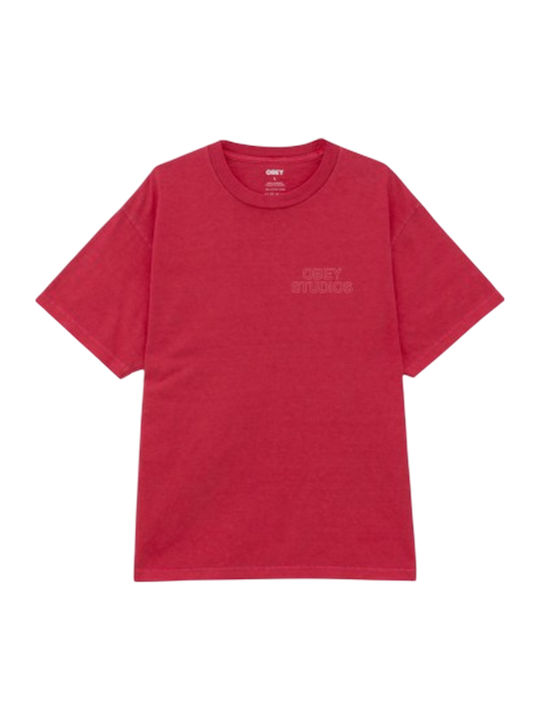 Obey T-Shirt Red