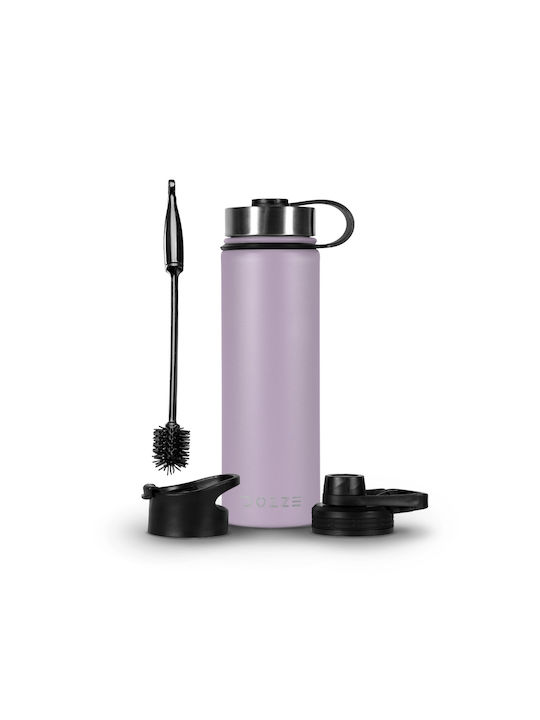 Dozze Αθλητικό Παγούρι Ανοξείδωτο 620ml Μωβ