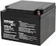 Vipow 12V 26Ah гелова батерия