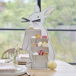 Πασχαλινό Σταντ Κερασμάτων Λαγουδάκι Easter Bunny Treat Stand 50cm