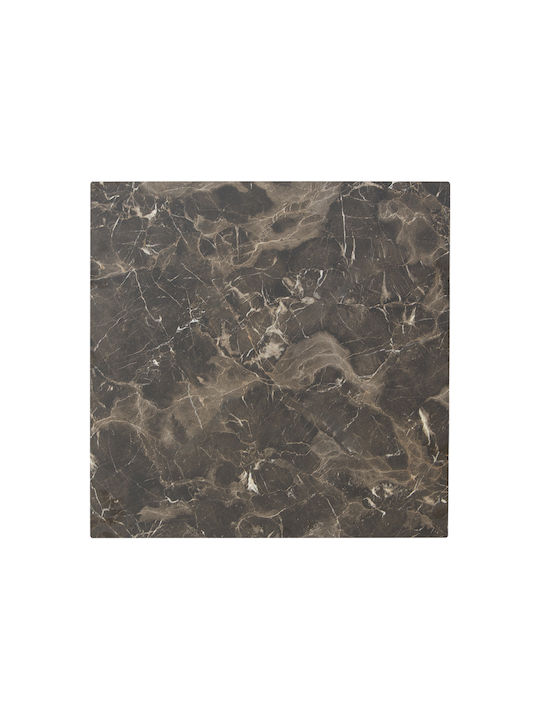 Pakketo Vergia Quadratische Tischoberfläche HPL Anthrazit 60x60cm 215-000051