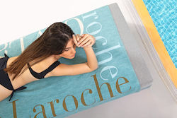 Guy Laroche Velour Printed Γαλάζια 175x100εκ.