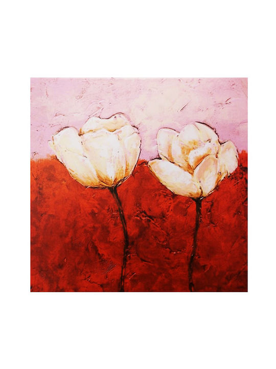 Canvas Painting Flowers 38x38cm Forhome 7901421 Home