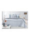 Guy Laroche Kiara Σετ Κουβερλί Ημίδιπλο Microfiber Blue 180x240cm 2τμχ