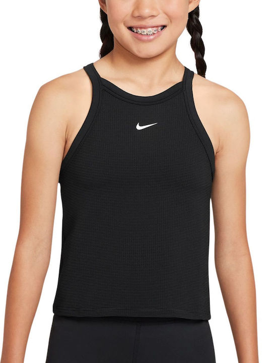 Nike Παιδική Μπλούζα Dri-Fit Αμάνικη Black, White