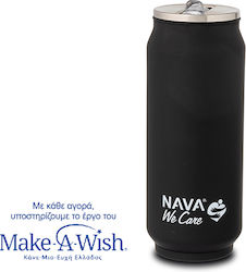 Nava "we Care" Glass Thermos Stainless Steel / ...