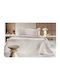 Guy Laroche Lupo Κουβέρτα Πικέ Ημίδιπλη 180x260εκ. Beige/ White