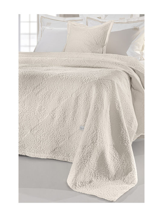 Guy Laroche Portobello Κουβέρτα Σενίλ King Size 260x250εκ. Ecru