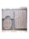 To megalo pazari Non-Slip Bath Mats Set Toilet TMP-3761 Salmon 3pcs