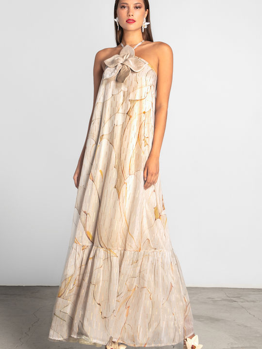 Maxi Dress for Wedding / Baptism Open Back