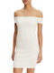 Summer Mini Evening Dress Ecru
