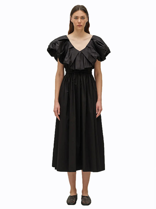 Maxi Damenkleid Für Hochzeit - Taufe Schwarz
