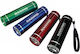 Krausmann Keychain Flashlight LED with Maximum Brightness 30lm Red