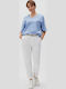 Dama Pantaloni Chino White