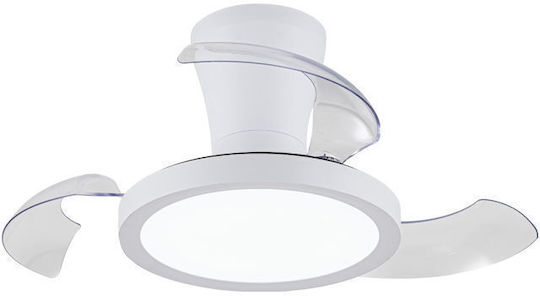 Primo Prcf-80683 Ceiling Fan 66.04cm With White Light Fixture