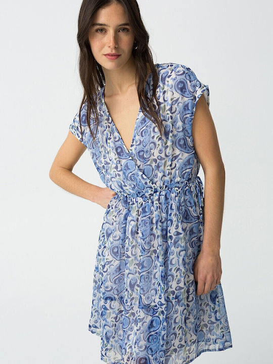 Summer Mini Dress Sky Blue