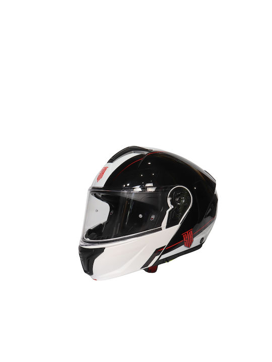 STR Veloce Motorcycle Helmet Flip-Up ECE 22.06 1650gr with Sunvisor