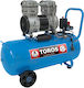 Toros Oilfree Въздушен компресор 79дБ с Мощност 2к.с 602088